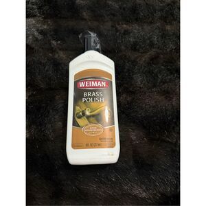 Weiman Brass Polish and Cleaner Pewter Copper Chrome Bronze Metal 8 oz Bottle